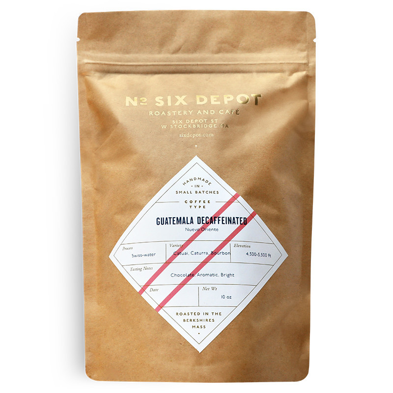 Guatemala Swiss Water Processed Decaffeinated No Six Depot Roastery